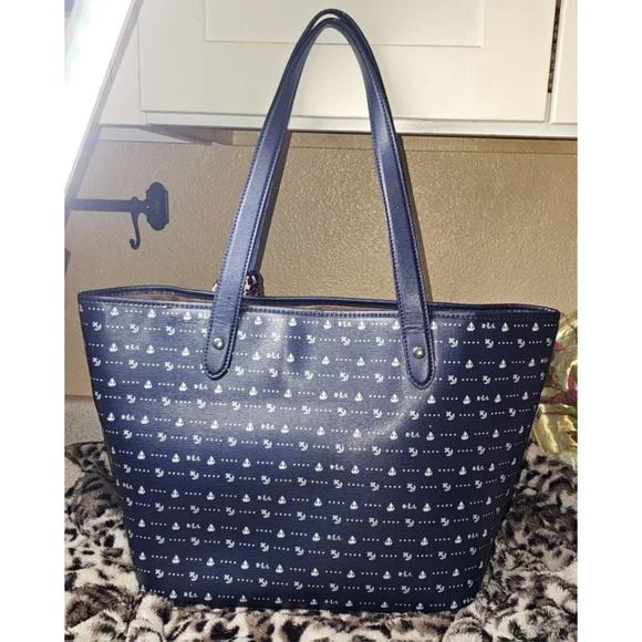NWT Ralph Lauren Newbury Nautica Classic Tote with scarf - Picture 3 of 10
